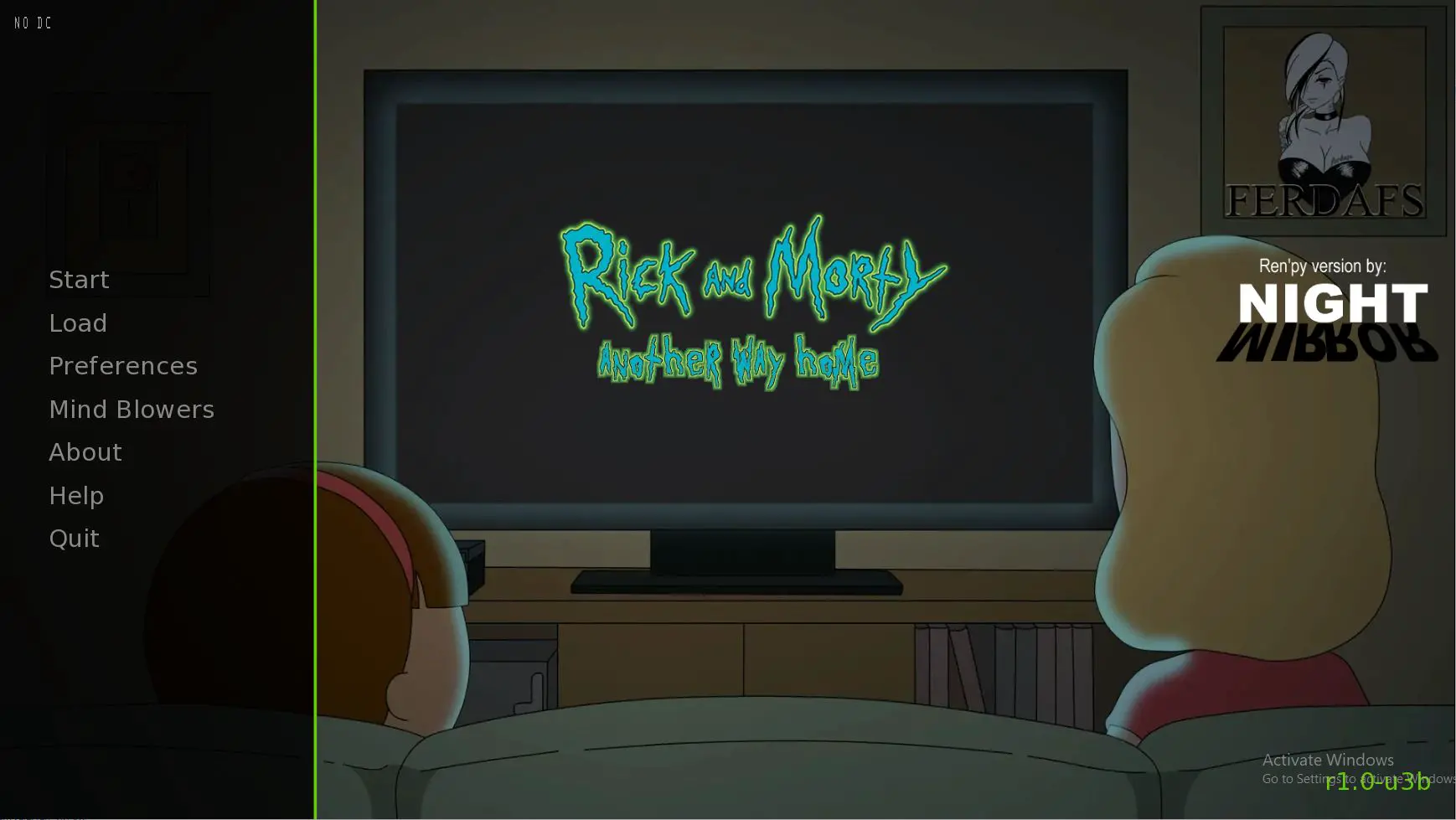 Rick and Morty Another Way Home New Version 4.0 Fan Remake Night Mirror