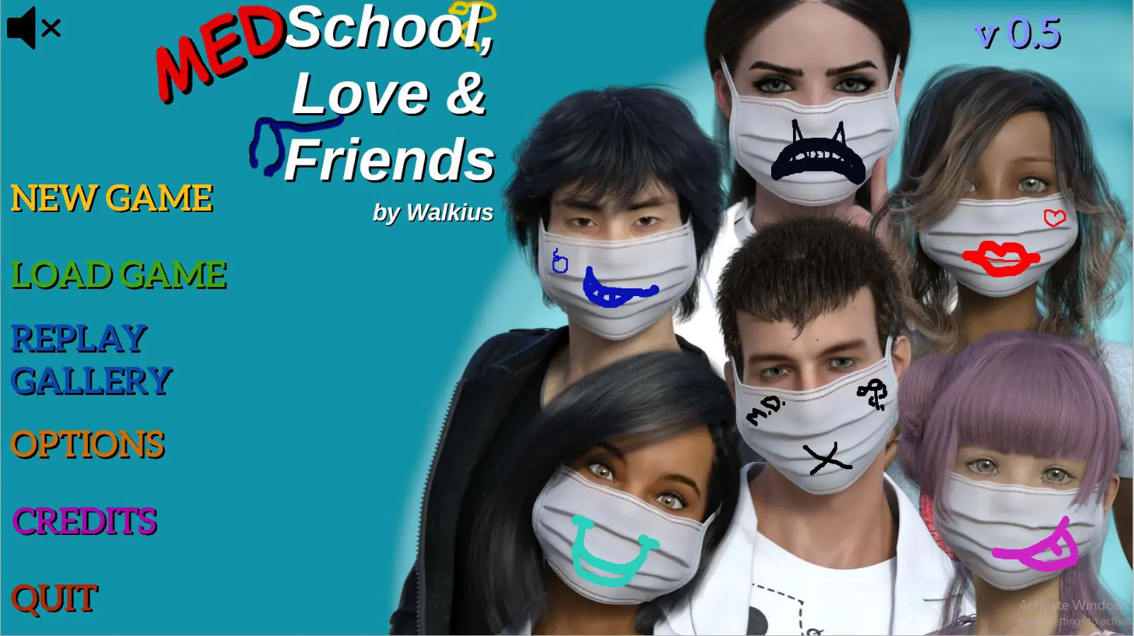 Medschool Love and Friends New Version 0.9 Walkius