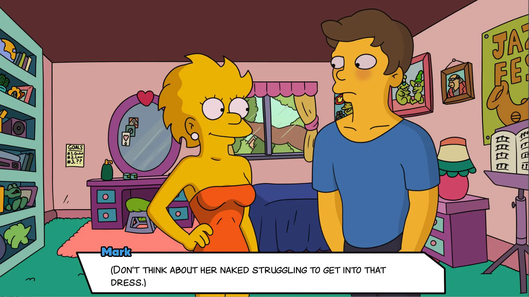 The Simpsons Dating Sim Version 0.2.0 SaltyStupidFish