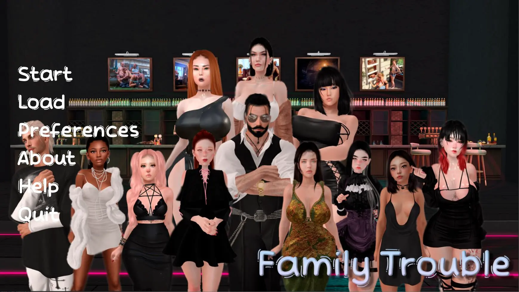 Family Trouble New Version 0.9.10 Beta Goth Girl Games