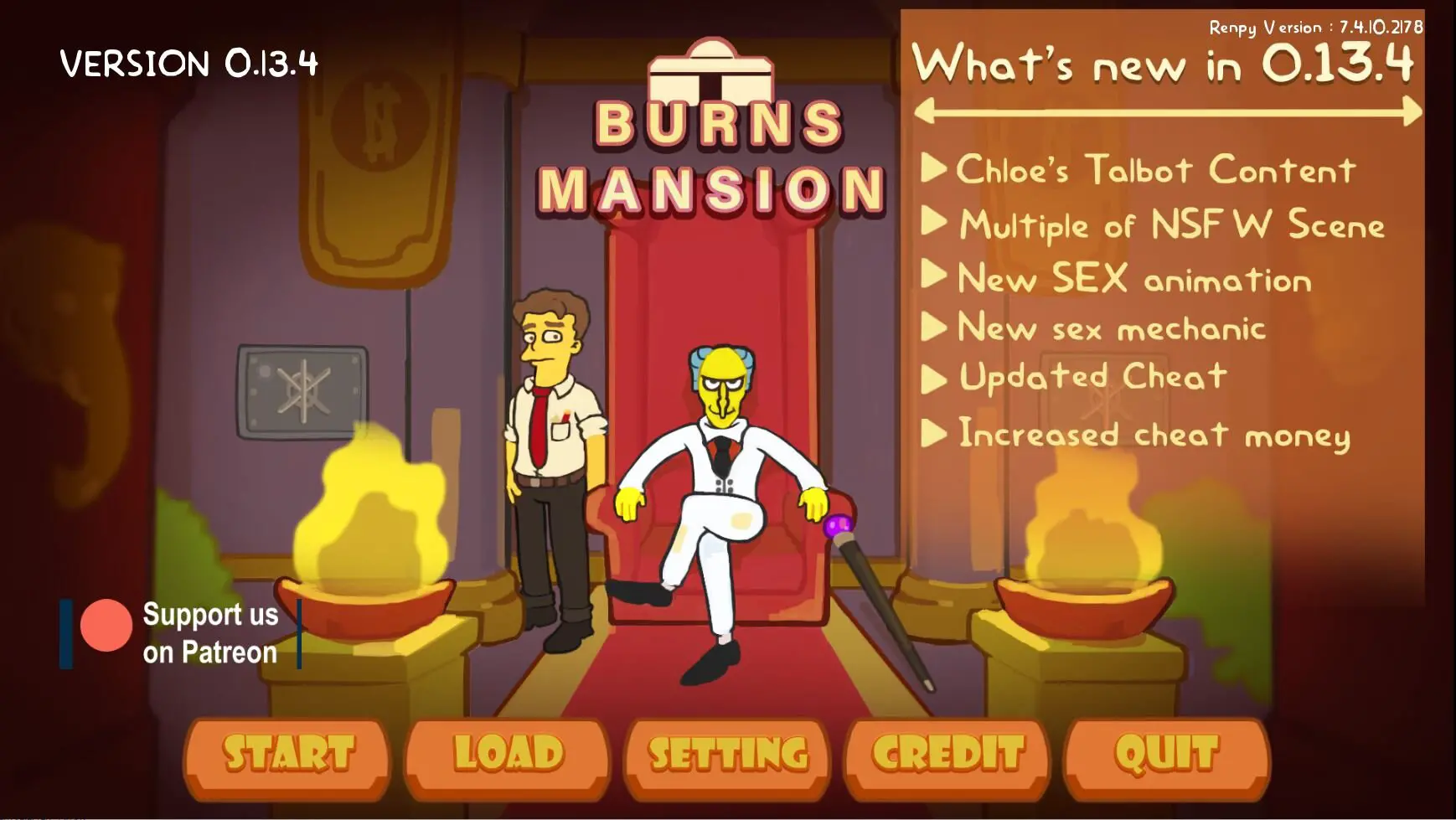 Burns Mansion New Version 0.14.8 ILWGames