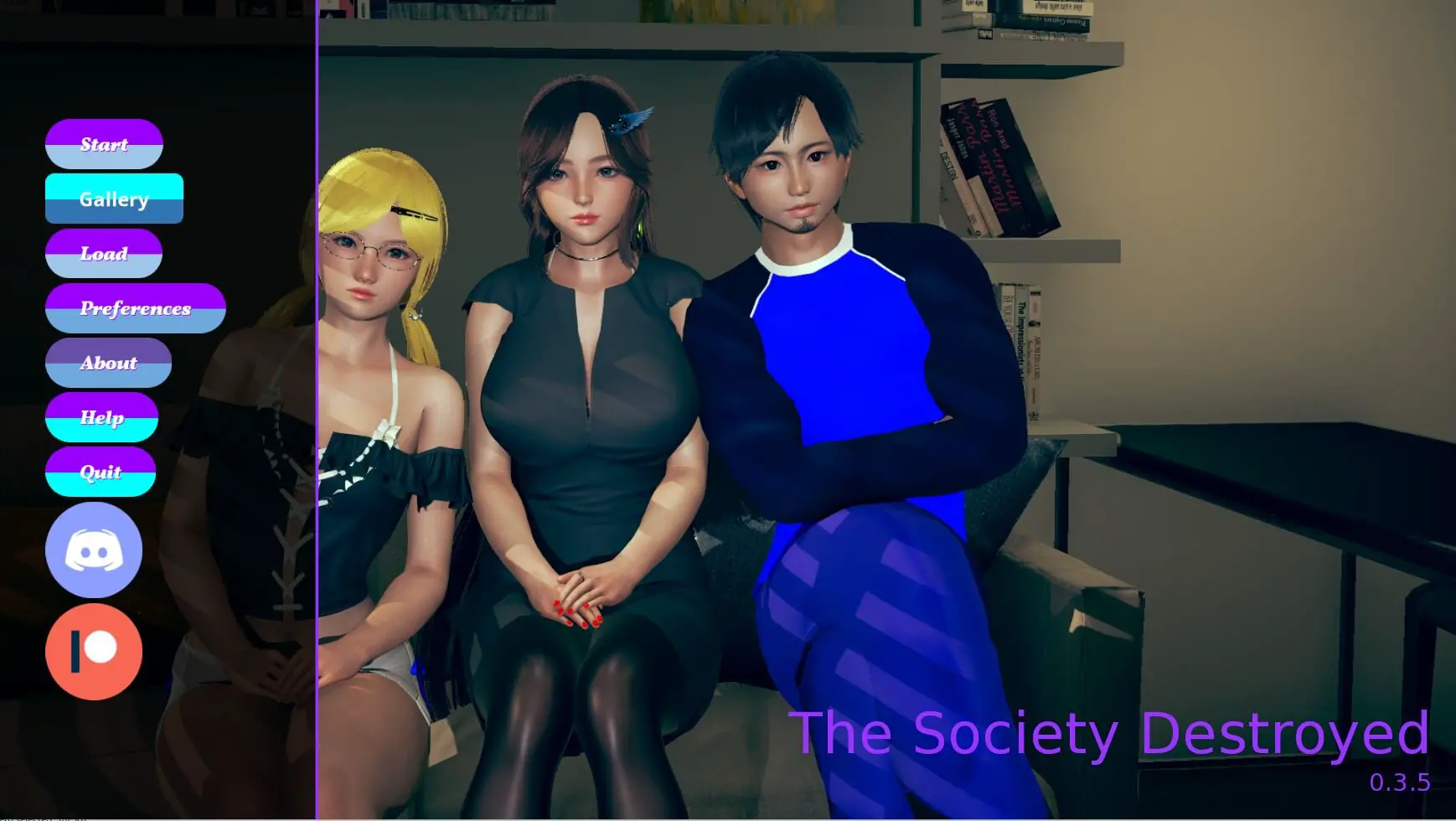 Society Destroyed Version 0.3.5 BlueClear