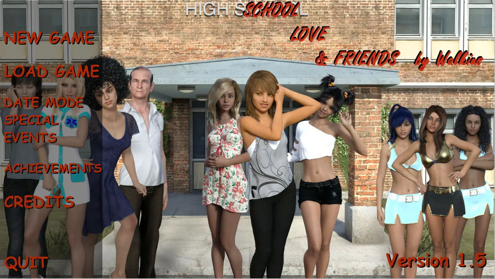 School Love and Friends New Version 2.12 Walkius