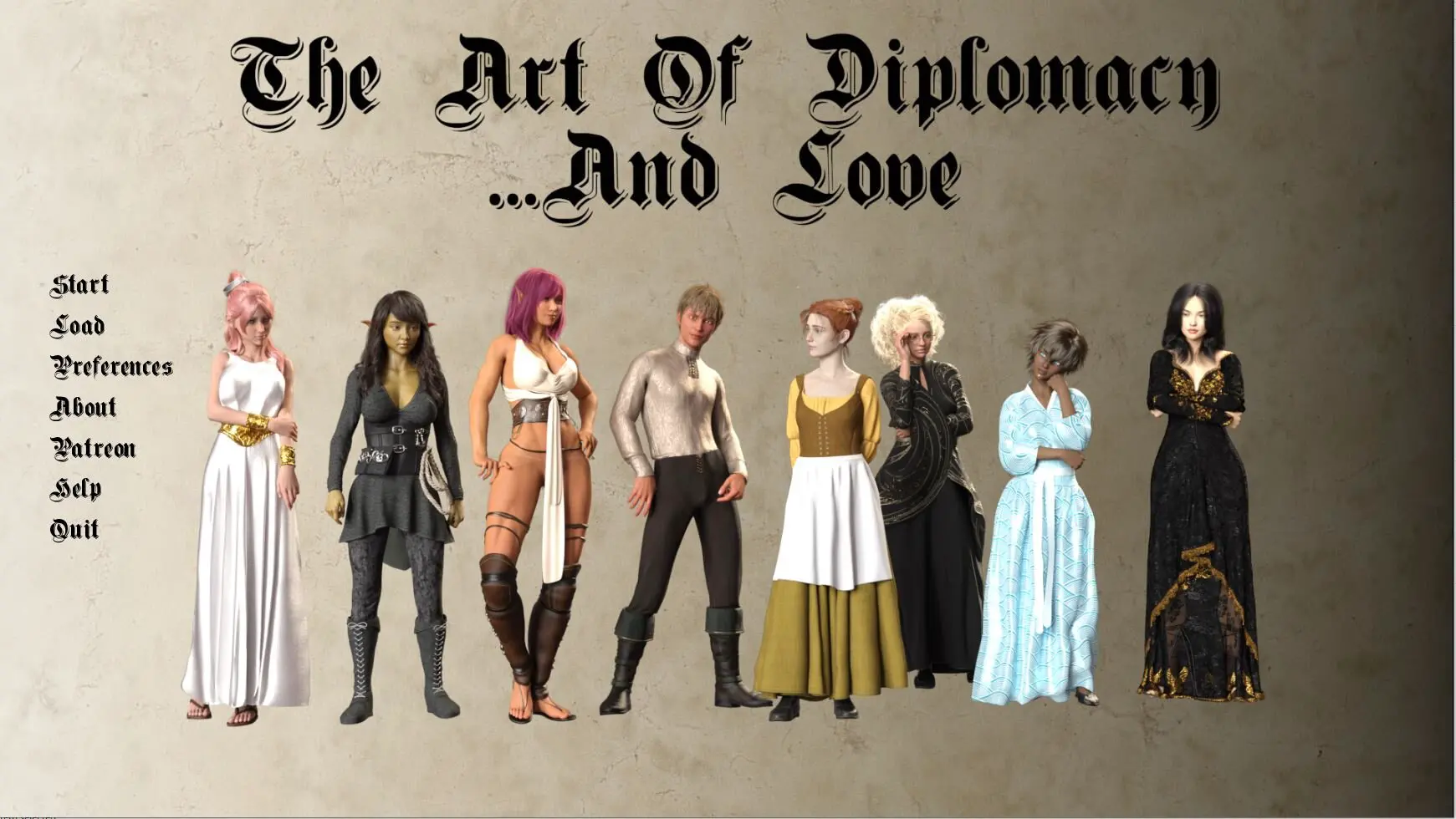 The Art of Diplomacy and… Love New Version 0.12 DS23Games