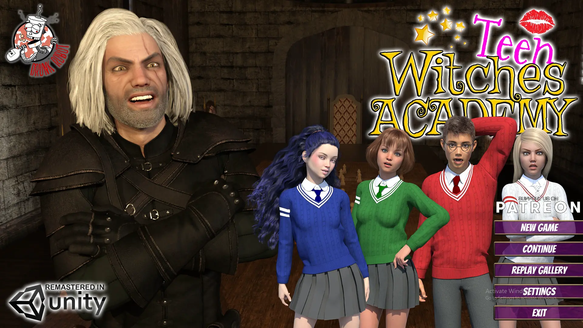 Teen Witches Academy Remastered New Version 0.777 Drunk Robot