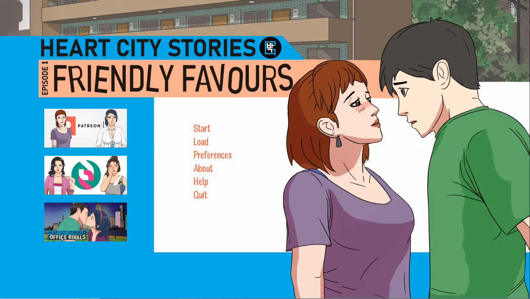 Heart City Stories Ep. 1 Friendly Favours Version 1.05 Full Game ParkGDev