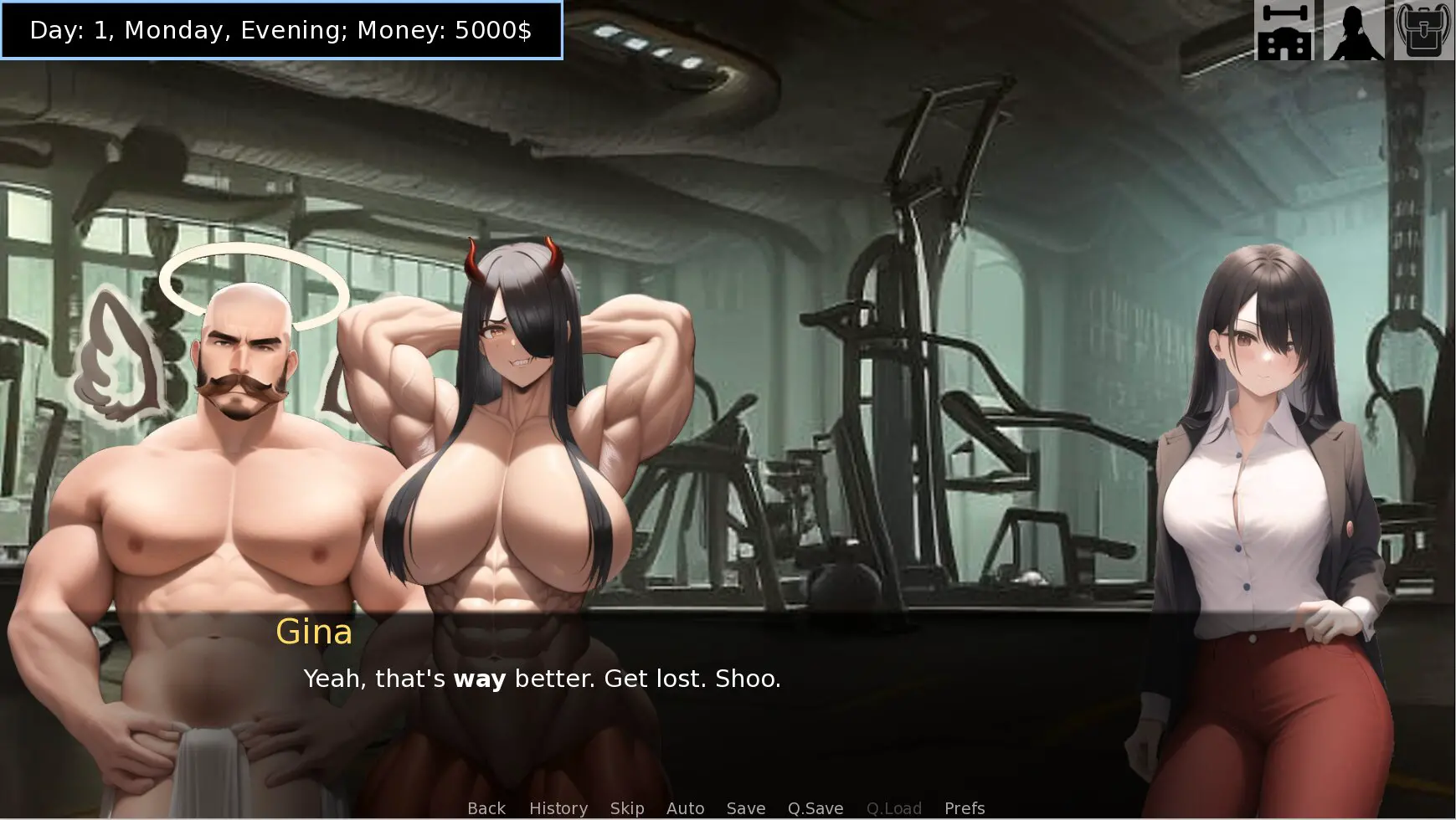 Ginas Gym New Version 0.5.7.1 The don