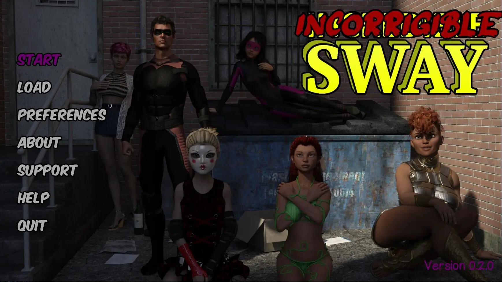 Sway’s Super Harem New Version 0.7.1 Dirty Secret Studio